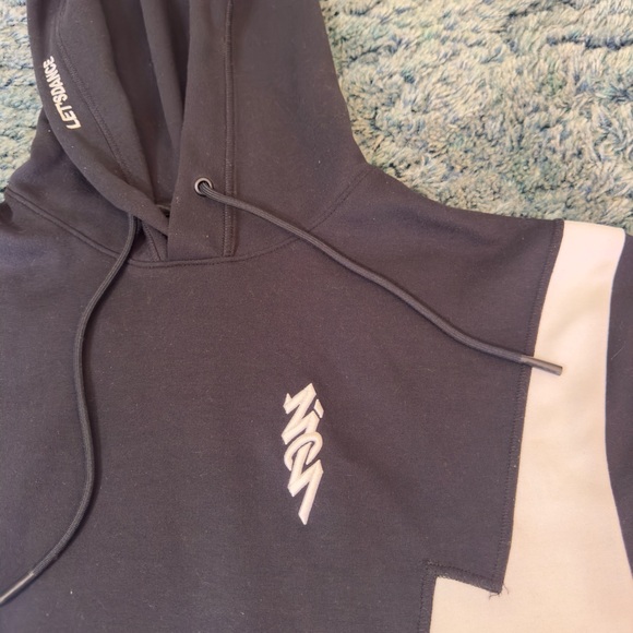 Rare Jordan Zion Williamson Let’s Dance Dri Fit  Hoodie Pullover Medium - Picture 4 of 12